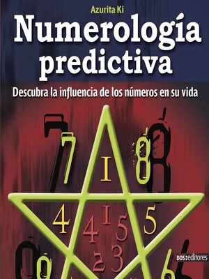 cover image of Numerología predictiva
